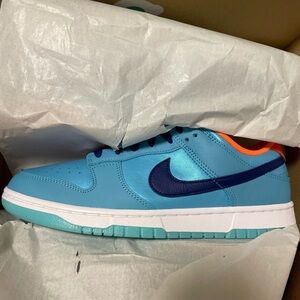 Nike Blue and Orange Sneakers